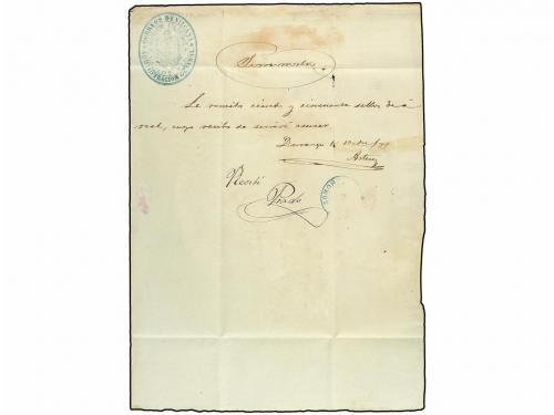 ¿ ESPAÑA. 1875. DURANGO a SOMORROSTRO. Carta enviada desde l