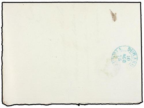 ¿ ESPAÑA. 1875. ZORNOZA a DURANGO. Marca circular ZORNOZA/CO