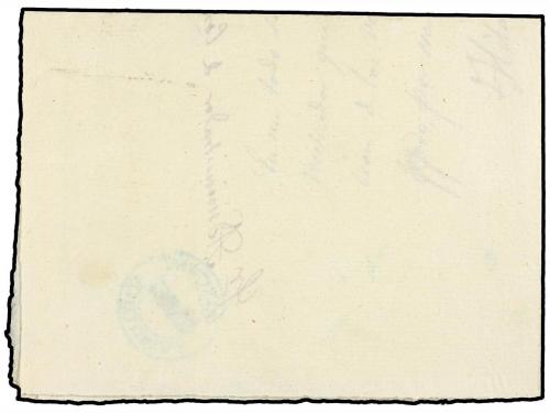 ¿ ESPAÑA. 1874. ZAMUDIO a DURANGO. Marca circular ZAMUDIO/CO