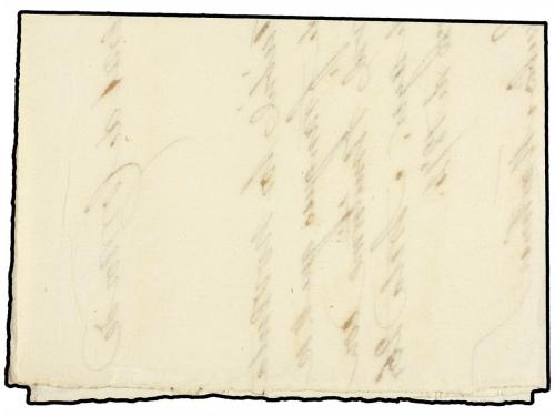 ¿ ESPAÑA. 1874. ARETA a DURANGO. Marca circular LLODIO, ALAV