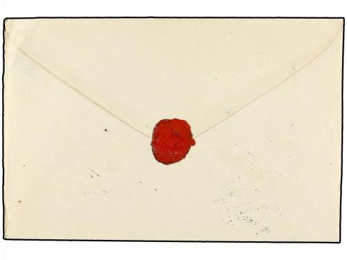 ✉ ESPAÑA. 1875. DURANGO a AMOREBEITIA. Sobre con marca de Fr