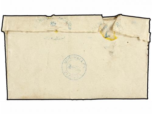 ✉ ESPAÑA. 1875. CEBERIO a BASAURI. Carta completa. Marca de 