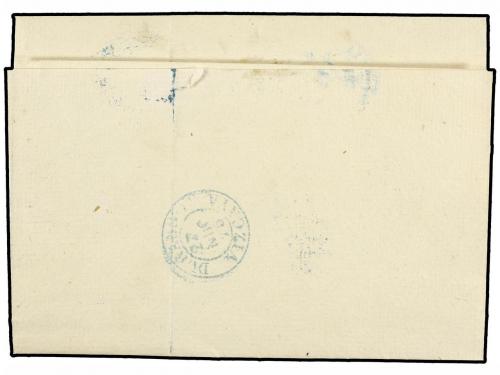 ✉ ESPAÑA. 1875. ORDUÑA a DURANGO. Carta completa. Marca de F