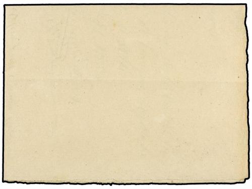 ✉ ESPAÑA. 1874. PORTUGALETE a DURANGO. Carta completa. Marca