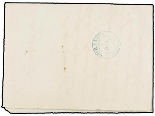 ✉ ESPAÑA. 1875. ARETA a DURANGO. Carta completa. Marca de ca