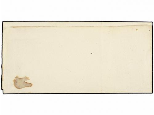 ✉ ESPAÑA. 1875. ENDARLAZA a LESACA. Carta completa. Marca de