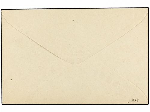 ✉ ESPAÑA. (1875 CA.). Sobre del R.S. con la Franquicia impre