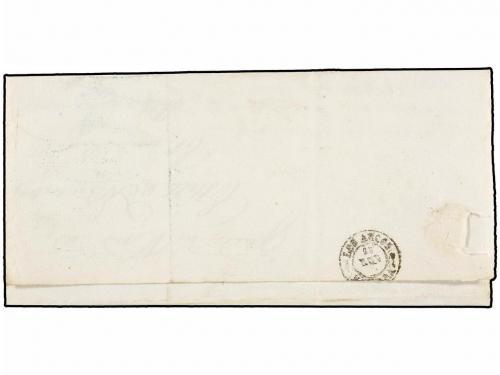 ✉ ESPAÑA. 1874. ESTELLA a LAPOBLACIÓN. Carta completa. Marca