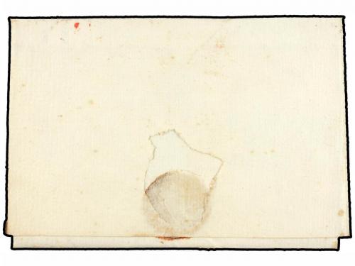 ¿ CHILE. 1816 (28 Julio). SANTIAGO DE CHILE a CALELLA (Barce