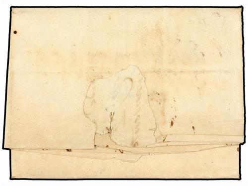 ✉ MEXICO. 1812. CAMPECHE a CALELLA (Barcelona). Marca NUEVA/