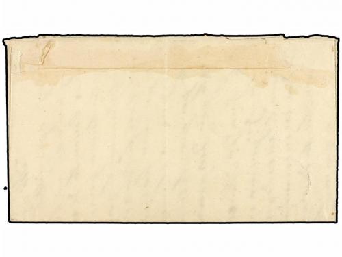 ✉ ESPAÑA. Ed. 72. 1865. CÁDIZ a HABANA. 1 real verde, mat. R