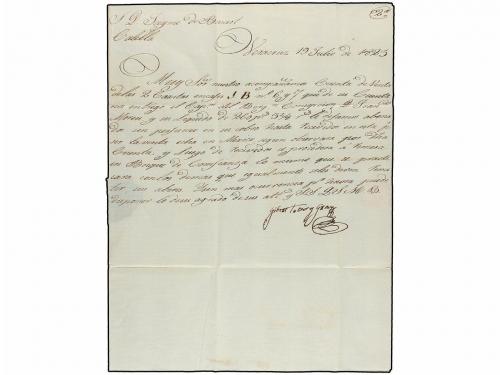 ¿ MEXICO. 1823 (19 Julio). FORTALEZA DE SAN JUAN DE ULUA a C