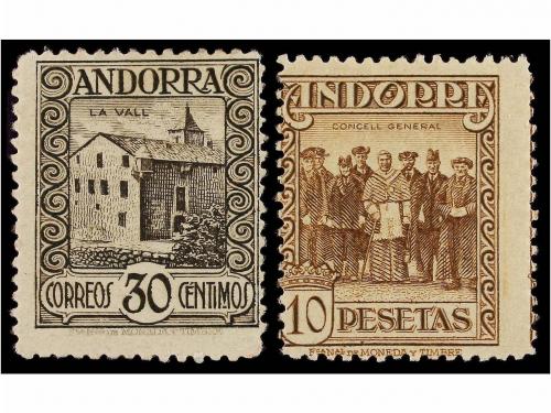 ** COLONIAS ESPAÑOLAS: ANDORRA. Ed. 15/27. SERIE COMPLETA, d