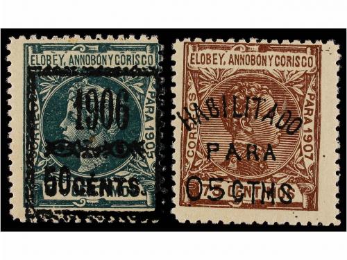 ** COLONIAS ESPAÑOLAS: ELOBEY, ANNOBON Y CORISCO. Ed. NE 8 y
