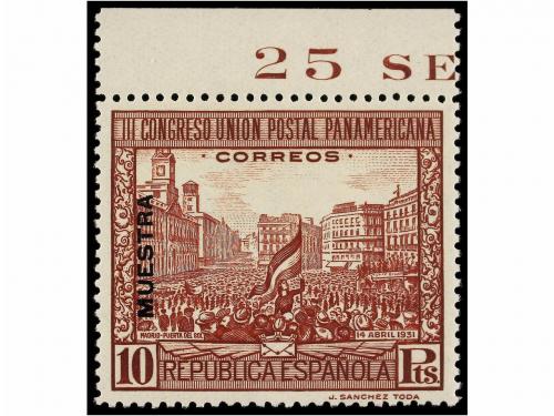 ** ESPAÑA. Ed. 604/13M. SERIE COMPLETA, habilitación MUESTRA