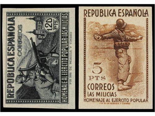 * ESPAÑA. Ed. 792/800s. SERIE COMPLETA SIN DENTAR. Muy bonit