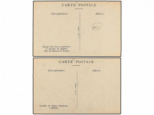 ✉ ESPAÑA GUERRA CIVIL. DOS Tarjetas Postales LA REVOLUTION D