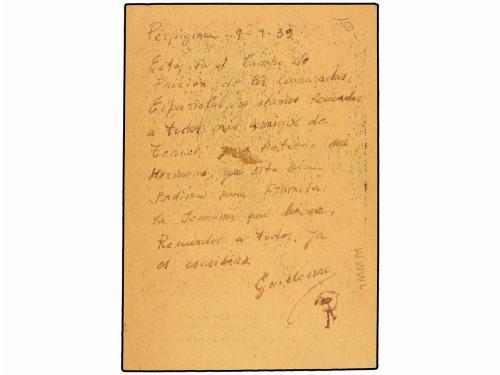 ¿ ESPAÑA GUERRA CIVIL. TARJETA Postal editada por el Partido