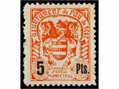 ESPAÑA GUERRA CIVIL. PAU DE SERT (SANTA PAU). Serie de 11 va