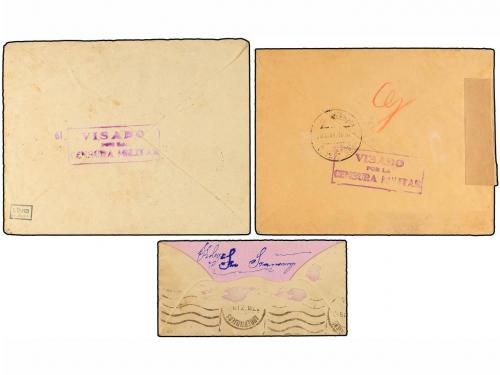 ✉ ESPAÑA GUERRA CIVIL. 1937-38. BRIGADAS INTERNACIONALES. Tr