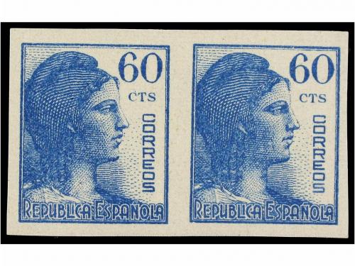 ** ESPAÑA. Ed. 751/54. SERIE COMPLETA en parejas SIN DENTAR.