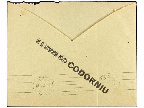 ✉ ESPAÑA. Ed. 638, 642. 1931. BARCELONA a MANRESA. 5 cts. ca