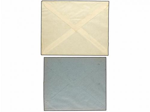 ✉ ESPAÑA. Ed. 640. 1931. Dos cartas circuladas con sellos de