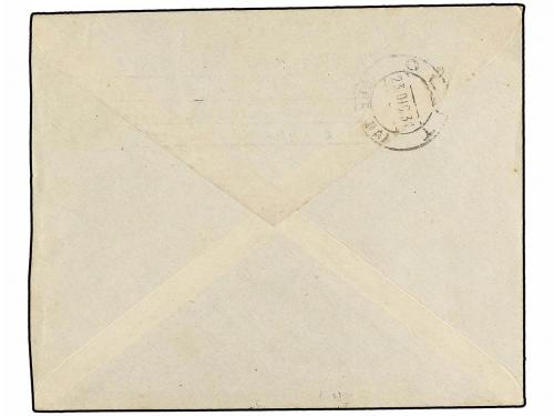 ✉ ESPAÑA. Ed. 639, 641. 1931. BARCELONA a OLOT. 10 cts. verd