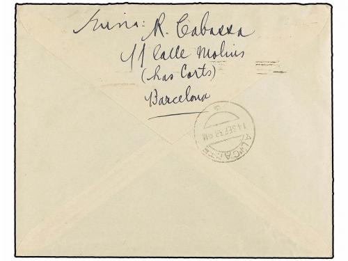 ✉ ESPAÑA. Ed. 784. 1938. BARCELONA a ALICANTE. 1,25 pts. s. 