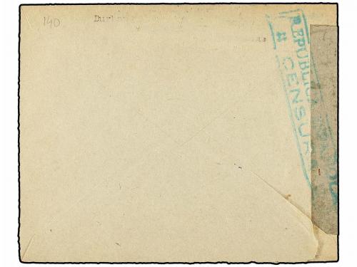 ✉ ESPAÑA. Ed. 785, 687, 746, 751, 752. 1938. BARCELONA a BÉL