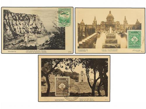 ✉ ESPAÑA. Conjunto de 5 tarjetas máximas. 