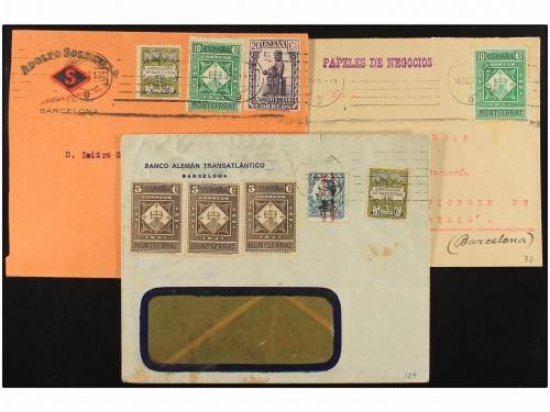 ✉ ESPAÑA. Ed. 637/44 (6). 1931. CONJUNTO de seis cartas dive
