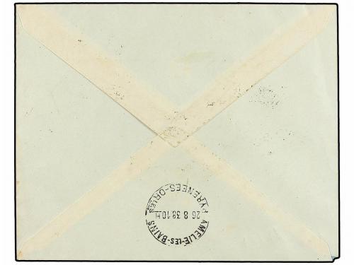 ¿ ESPAÑA. Ed. 782/86. 1938. BARCELONA a FRANCIA. Serie compl