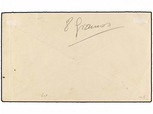 ✉ ESPAÑA. Ed. 640, 642, 653. 1931. BARCELONA a ZAGREB (Yugos