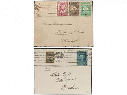 ✉ ESPAÑA. Ed. 636/54. 1931. Conjunto de 10 cartas con divers