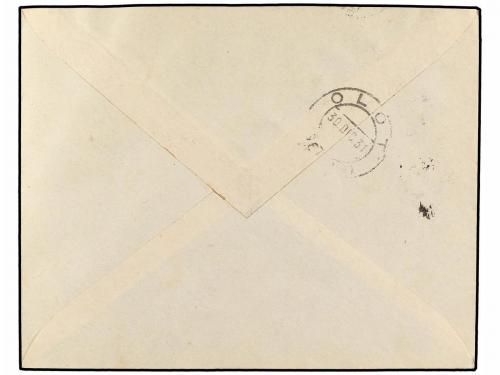 ✉ ESPAÑA. Ed. 636, 637 (2), 638, 641. 1931. BARCELONA a OLOT