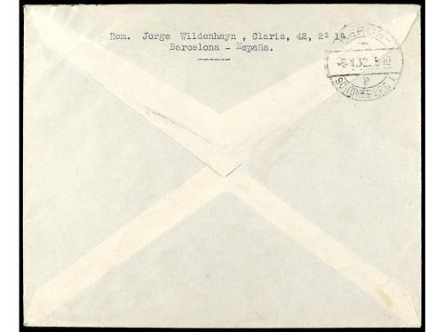 ✉ ESPAÑA. Ed. 637/46. 1931. Certificado de BARCELONA a BERLÍ