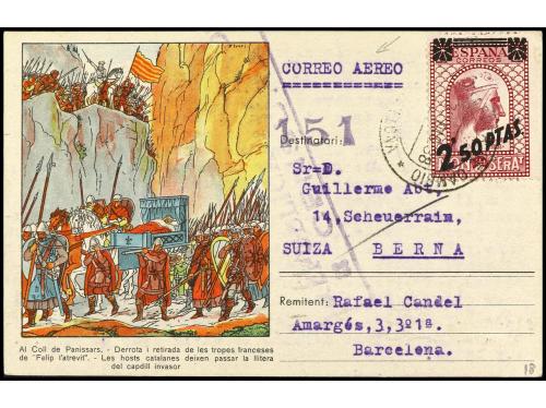 ✉ ESPAÑA. Ed. 644/6. 1931. Certificado de MONASTERIO DE MONT