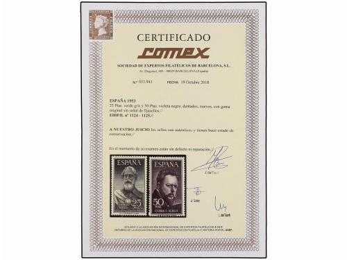 ** ESPAÑA. Ed. 1124/25. LEGAZPI y SOROLLA. Serie completa. L