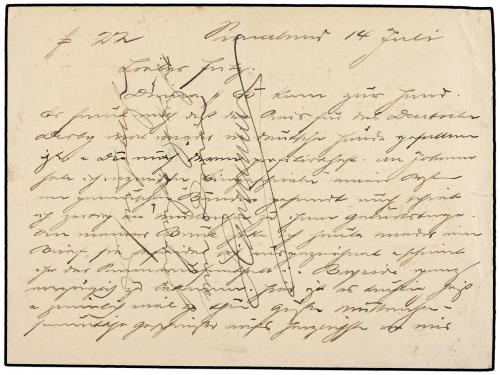 ✉ CUBA. 1894. HABANA a ALEMANIA. Entero Postal de 3 ctvos. r