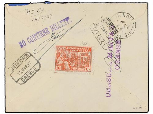 ¿ ESPAÑA E. LOCALES PATRIOTICAS: ORENSE. Ed. 19, 21/28, 32.