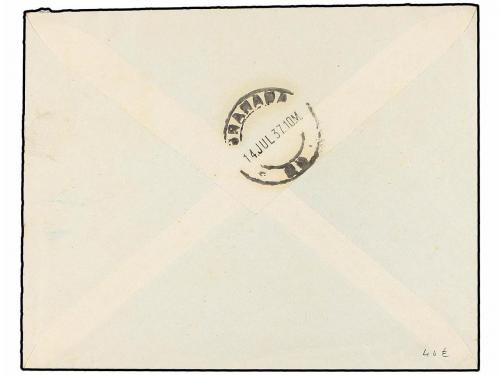 ✉ ESPAÑA E. LOCALES PATRIOTICAS: GRANADA. Ed. 27. 1937. GRAN