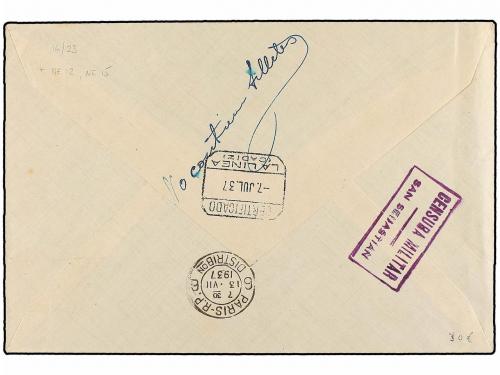 ✉ ESPAÑA E. LOCALES PATRIOTICAS: LA LINEA DE LA CONCEPCION. 