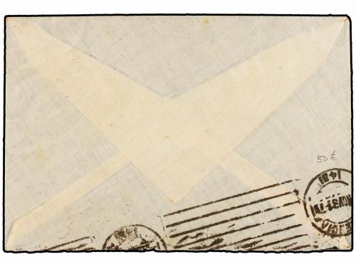 ¿ ESPAÑA. Ed. 604, 607. 1931. MADRID a VALENCIA. 5 y 25 cts.