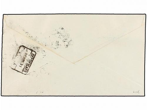 ✉ ESPAÑA. Ed. 609, 617. 1931. MADRID a SEVILLA. 40 cts. azul