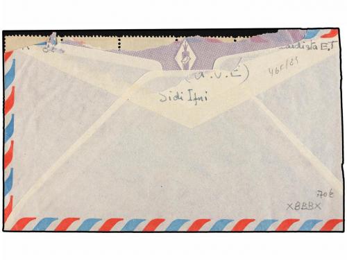 ✉ COLONIAS ESPAÑOLAS: IFNI. Ed. 32 (5). 1948. IFNI a USA. 1,