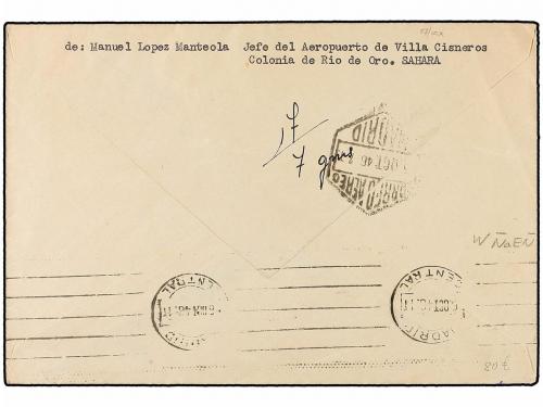 ✉ COLONIAS ESPAÑOLAS: SAHARA. Ed. 80. 1946. RIO DE ORO a MAD