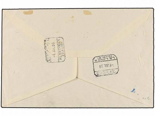 ¿ MARRUECOS. Ed. 186/95. 1938. TETUÁN a LA LINEA (Cádiz). Se