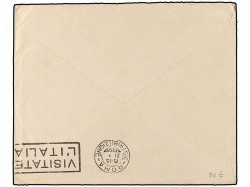 ¿ MARRUECOS. Ed. 150, 151, 156. 1939. LARACHE a ITALIA. 5 ct