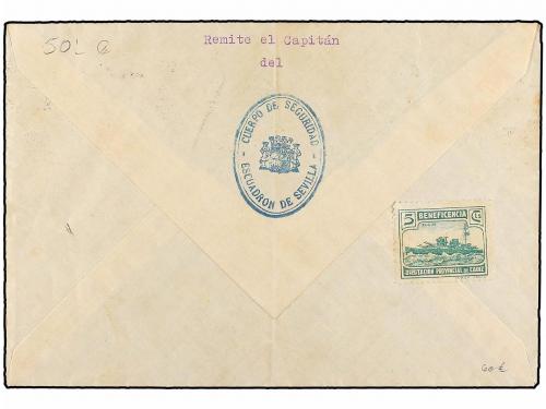 ✉ ESPAÑA E. LOCALES PATRIOTICAS: SEVILLA. 1936. SEVILLA a OS